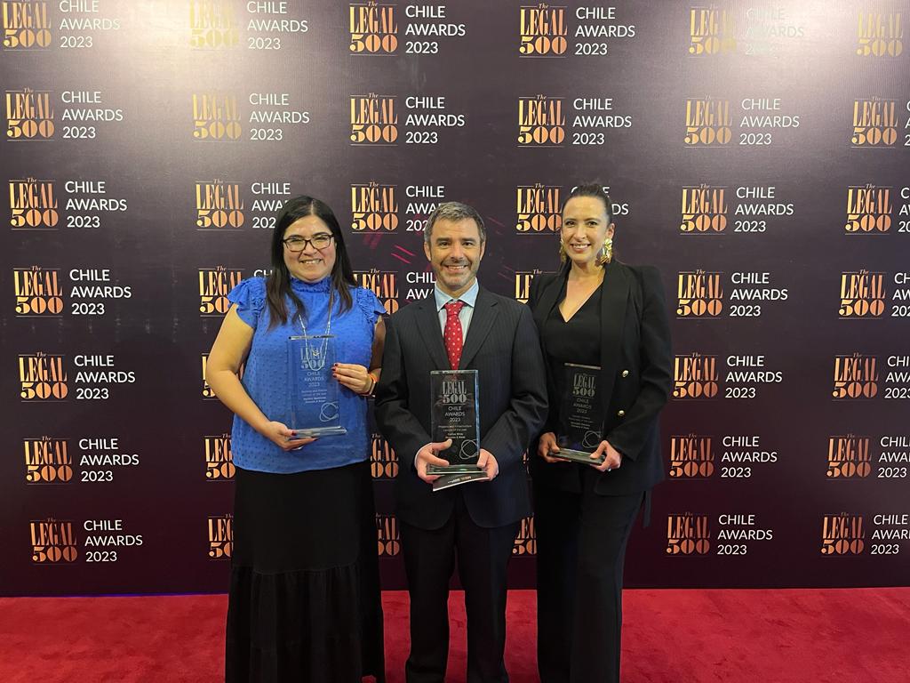 The Legal 500 Chile Awards 2023 reconoce a tres abogados de Morales & Besa